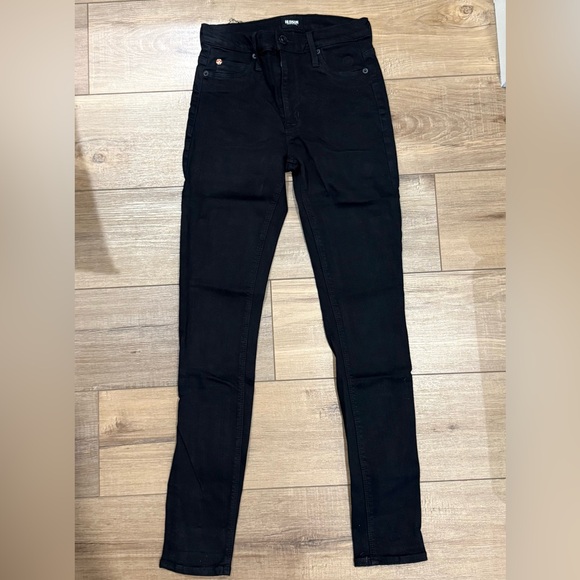 Hudson Jeans Classic Black Denim Skinny Jeans - Picture 1 of 11